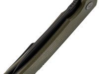 Складной нож Petrified Fish Tunny PFB05GRMDW, сталь Sandvik 14C28N, рукоять микарта, зеленый