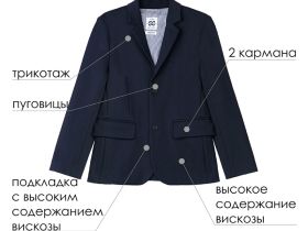 Пиджак трикотажный для мальчика