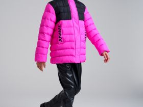 Куртка текстильная с полиуретановым покрытием для девочек