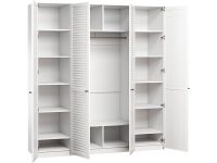 Распашной шкаф Монмарт 4-200x240 Белый