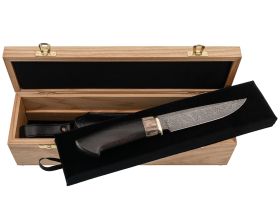 Шкатулка для ножа с двойным дном, ясень, бесцветное масло