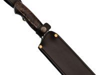 Нож Пчак, сталь D2, рукоять темная карельская береза