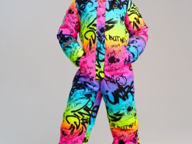 Комбинезон текстильный с полиуретановым покрытием для девочек