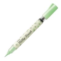 Маркер-кисть Pentel "Milky" с кнопкой подкачки чернил XGFH в блистере 1-10 мм кисть, зеленый пастель