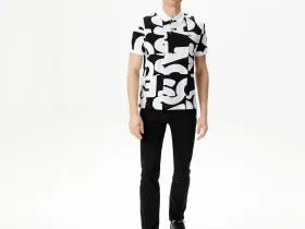 Мужское хлопковое поло Lacoste