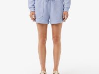 Женские хлопковые шорты Lacoste