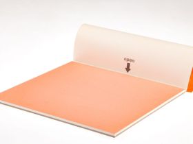 Альбом-склейка для акварели Baohong 31х41 см 10 л 300 г, хлопок, мелкозернистая