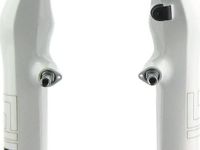 Амортизационная вилка RST Gila T 27.5" (белый 100 мм эксцентрик 9 мм шток 1 1/8" (28.6 мм), сталь для ободных и дисковых тормозов)