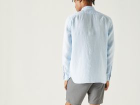 Мужская льняная рубашка Lacoste стандартного кроя