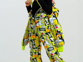 Комбинезон текстильный с полиуретановым покрытием для девочек