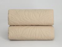 Покрывало Fogliare, бежевое