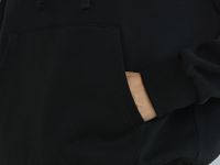 Флисовое худи, Черный