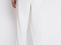 Брюки из тонкого поплина, Белый