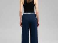 Брюки свободного кроя из футера