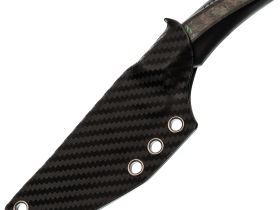 Нож Pocket Wolf Мини Тактик с долом, сталь CPR, рукоять G10/carbon, черно-зеленый