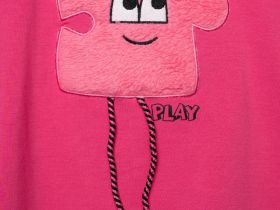 Джемпер трикотажный для девочек (футболка с длинными рукавами)