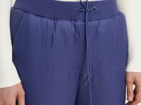 Утепленные брюки с эластичным низом