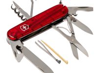 Нож перочинный Victorinox Climber, сталь X55CrMo14, рукоять Cellidor®, полупрозрачный красный, 14 функций, 91мм