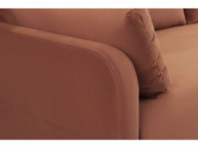 Диван прямой Филс Велюр Терракотовый