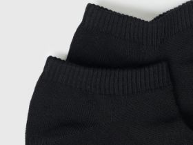 Короткие носки с поддержкой стопы, Черный