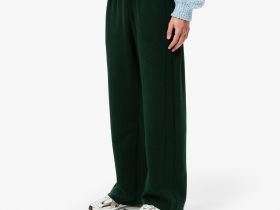 Мужские хлопковые спортивные брюки Lacoste оверсайз