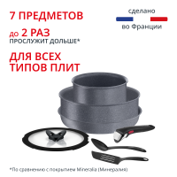 Набор посуды со съемной ручкой Ingenio Natural Force 7 предметов 16/24/24 см L3969172