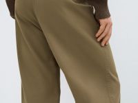 Брюки из твила, Бежевый