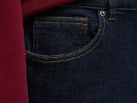 Утепленные джинсы straight fit мужские