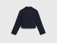 Укороченный жакет для девочек, Синий