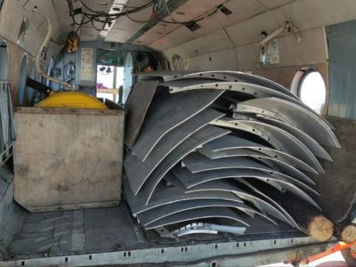 Спасатели Якутии продолжают эвакуацию фрагментов топливного бака ракеты-носителя