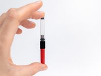 Ручка перьевая Малевичъ с конвертером, перо EF 0,4 мм, набор с двумя картриджами, мокрый асфальт