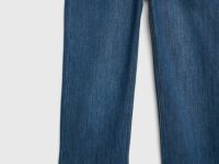 Прямые утеплённые джинсы, Синий