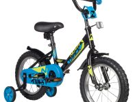 Детский велосипед Novatrack Twist 14, год 2025, цвет Черный