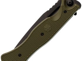 Складной нож Офицерский-С, сталь D2, рукоять пластик, зелёный