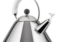 Alessi Чайник со свистком 22х22,5х23 см белый Kettle Alessi
