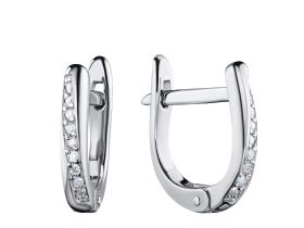 Серьги из серебра с бриллиантами э0601сг06210501