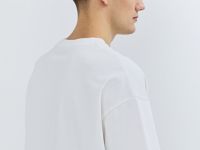 Футболка из плотного хлопка с карманом, Белый