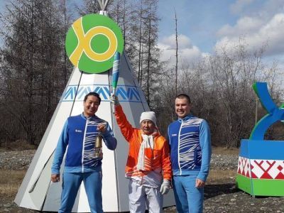 Эстафета огня VIII игр «Дети Азии» прошла в Момском районе