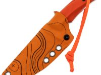 Нож Pocket Wolf Мини Тактик, сталь AUS10Co, рукоять G10, оранжевый