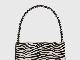 Сумка из натуральной кожи с ворсом, Мультицвет