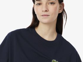 Женская футболка Lacoste из органического хлопка