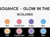 Набор флуорисцентных красок HIMI 6 цветов