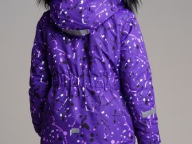 Куртка текстильная с полиуретановым покрытием для девочек