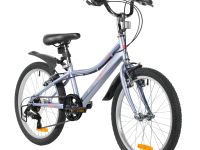 Детский велосипед Foxx Jasmine 20 V, год 2026, цвет Белый