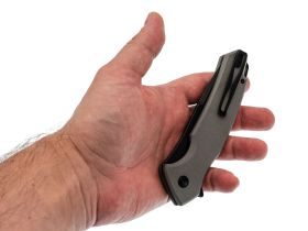 Складной нож Mr.Blade Hellcat Mini, сталь VG-10, рукоять серый G10