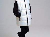 Жилет текстильный с полиуретановым покрытием для девочек