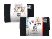 Набор маркеров для начинающих Sketchmarker 24 Step 2- Шаг 2 (24 маркеров+сумка)