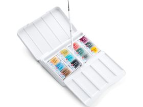 Набор акварели Белые Ночи "Русские сказки", 12 шт х 2,5 мл, пластик