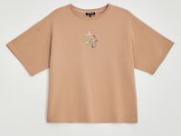 Свободная футболка с принтом