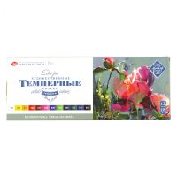 Набор темперы "Мастер-Класс" Колористика. Яркая палитра, 12 шт х18 мл, картон